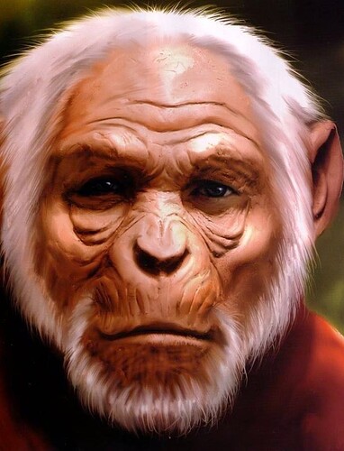 Planet of the Apes  Oldman as Thade