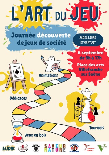Affiche l'Art du jeu (haute qualité)
