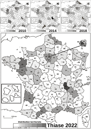 Distribution Dpt Thiase